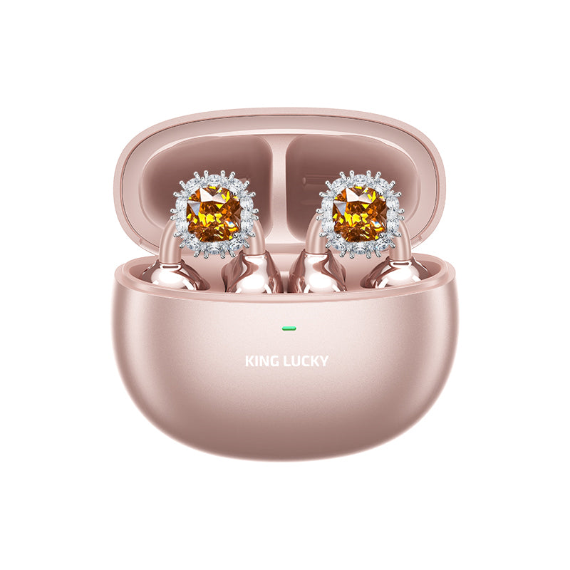 Pendientes de clip con auriculares Bluetooth